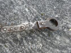 WW1 Original French Hand Chain Saw & Pouch Peugeot Freres Made