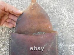 WW1 Original French Hand Chain Saw & Pouch Peugeot Freres Made