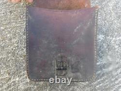 WW1 Original French Hand Chain Saw & Pouch Peugeot Freres Made