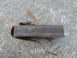 WW1 Original French Hand Chain Saw & Pouch Peugeot Freres Made