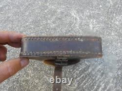 WW1 Original French Hand Chain Saw & Pouch Peugeot Freres Made