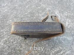 WW1 Original French Hand Chain Saw & Pouch Peugeot Freres Made