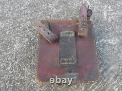 WW1 Original French Hand Chain Saw & Pouch Peugeot Freres Made