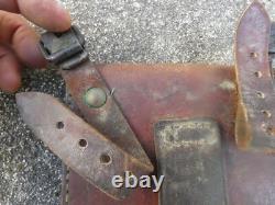 WW1 Original French Hand Chain Saw & Pouch Peugeot Freres Made