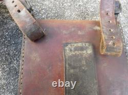 WW1 Original French Hand Chain Saw & Pouch Peugeot Freres Made