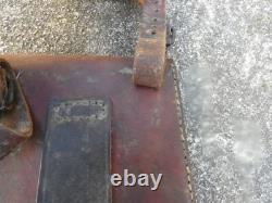 WW1 Original French Hand Chain Saw & Pouch Peugeot Freres Made