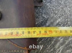 WW1 Original French Hand Chain Saw & Pouch Peugeot Freres Made