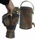 WW1 Original German Leather Gas Mask and Canister (1013MOM-C)