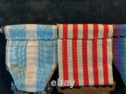 WW1 Original set French Military Medals 1914-1918 War & Colonial Africa pre war