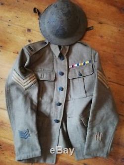 WW1 Other Ranks Tunic Royal Rifles Sargent C. 1917