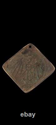 WW1 Pendant WWI Soldiers AMULET Wilhelm Medalion Antique Unique Rare