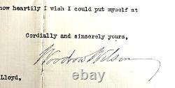 WW1 President Woodrow Wilson Autograph