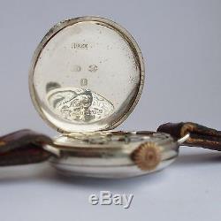 WW1 Rolex Officer's trench watch. Silver 1914