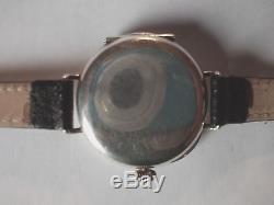 WW1 SILVER FULL HUNTER OFFICER'S TRENCH WATCH