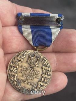 WW1 Spanish American War Mexican Border Identified Serial Num. Medals NY Captain
