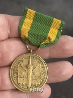 WW1 Spanish American War Mexican Border Identified Serial Num. Medals NY Captain