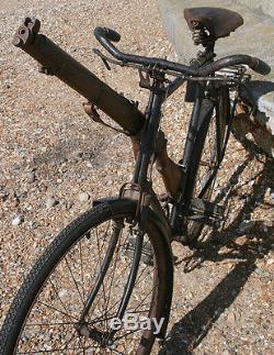 WW1 Style Army Roadster Bicycle with Military Fittings Vintage Antique