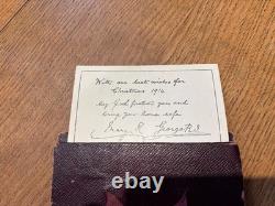 WW1 The Royal Christmas Card Wallet Frame ORIGINAL