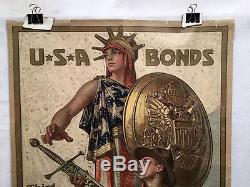 WW1 Third Liberty Loan Poster Weapons for Liberty (20 X 30) Boy Scouts USA Bonds