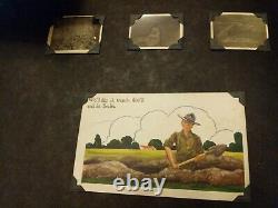 WW1. USA AEF DOUGHBOY Postcard & Photo Album. Tanks, Artillery etc