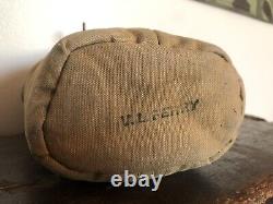 WW1 USMC Marine Corps Named P1912 Cover Eagle Snap with Correct Marine Canteen WWI