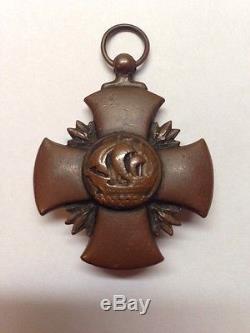 Ww1 Usn U. S. Navy Europe 1917 -1919 Carpenter Military Medal