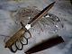 WW1 US 1918 AU LION FIGHTING KNIFE Dagger withLeather Scabbard