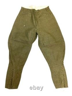WW1 US AEF Engineers Div Patch Tunic Breeches And Wedge Cap Uniform Grouping
