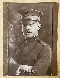 WW1 US ARMY AVIATION SECTION SIGNAL CORPS AFRICAN AMERICAN PILOT c1917 PHOTO
