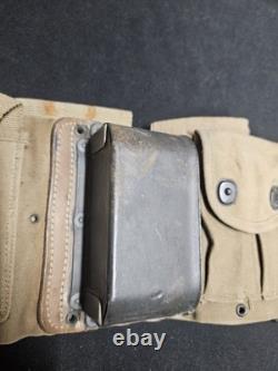 WW1 US ARMY M1918 BAR Gunners Belt With Cup Original