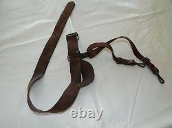 WW1 US ARMY MILITARY Leather GARRISON Belt and Sword Hanger