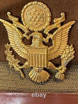 WW1 US ARMY Officer Crush Visor Cap Rosenfield & Garrison- Original