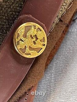 WW1 US ARMY Officer Crush Visor Cap Rosenfield & Garrison- Original