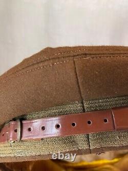 WW1 US ARMY Officer Crush Visor Cap Rosenfield & Garrison- Original