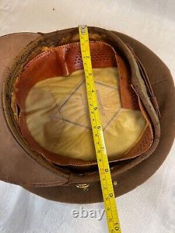 WW1 US ARMY Officer Crush Visor Cap Rosenfield & Garrison- Original
