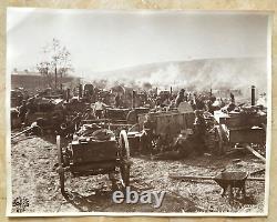WW1 US ARMY SIGNAL CORPS PORTFOLIO of (16) OFFICIAL JUMBO SIZED WAR PHOTOS c1918