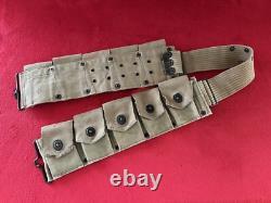 WW1 US Army 1910 Ammo Cartridge Belt M1910 Field Gear Equipment