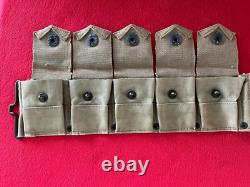 WW1 US Army 1910 Ammo Cartridge Belt M1910 Field Gear Equipment