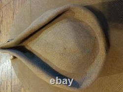 WW1 US Army 1911 Campaign hat (134th. Ohio) 5 Stitch Brim