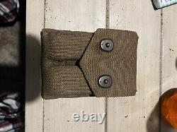WW1 US Army 1911 Magazine Pouch with two Magazines Issued