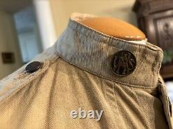 WW1 US Army Dough Boy Summer Khaki Jacket US National Army Lima Company Collars