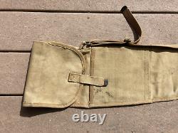 WW1 US Army Military Field Gear M1903 Rifle Canvas Rifle Scabbard Bag Case