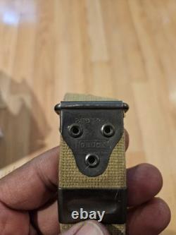 WW1 US Army Military Nobuckl Canvas Rifle Sling