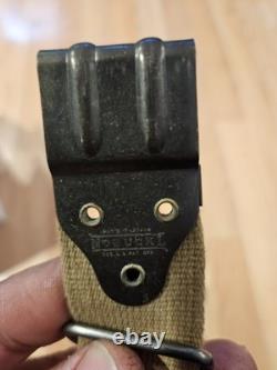 WW1 US Army Military Nobuckl Canvas Rifle Sling