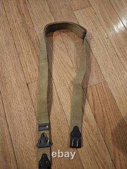WW1 US Army Military Nobuckl Canvas Rifle Sling
