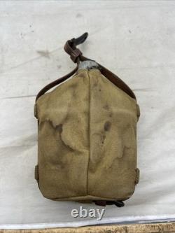 WW1 US Army Mounted Cavalry Canteen With Leather Hanger Strap GG615