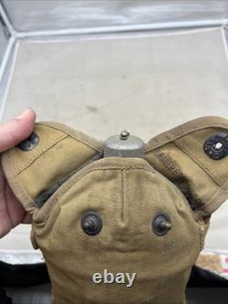 WW1 US Army Mounted Cavalry Canteen With Leather Hanger Strap GG615