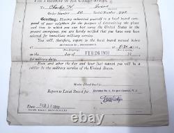 WW1 US Army Sergeant Soldier Dog Tags Papers Lot Enlistment Discharge Promotion