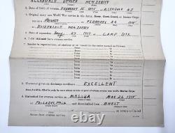 WW1 US Army Sergeant Soldier Dog Tags Papers Lot Enlistment Discharge Promotion