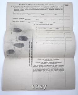 WW1 US Army Sergeant Soldier Dog Tags Papers Lot Enlistment Discharge Promotion